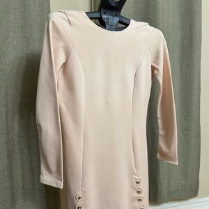 Chloe Soft Pink Long Sleeve Dress